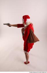 JAROSLAVA STANDING POSE WITH GUN